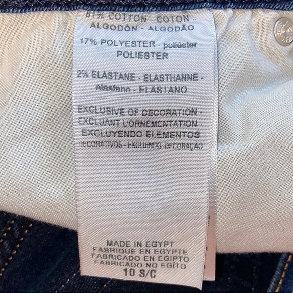 Signature By Levi Strauss Curvy Boot Cut Stretch Blue Jeans Size 10 - Picture 8 of 11